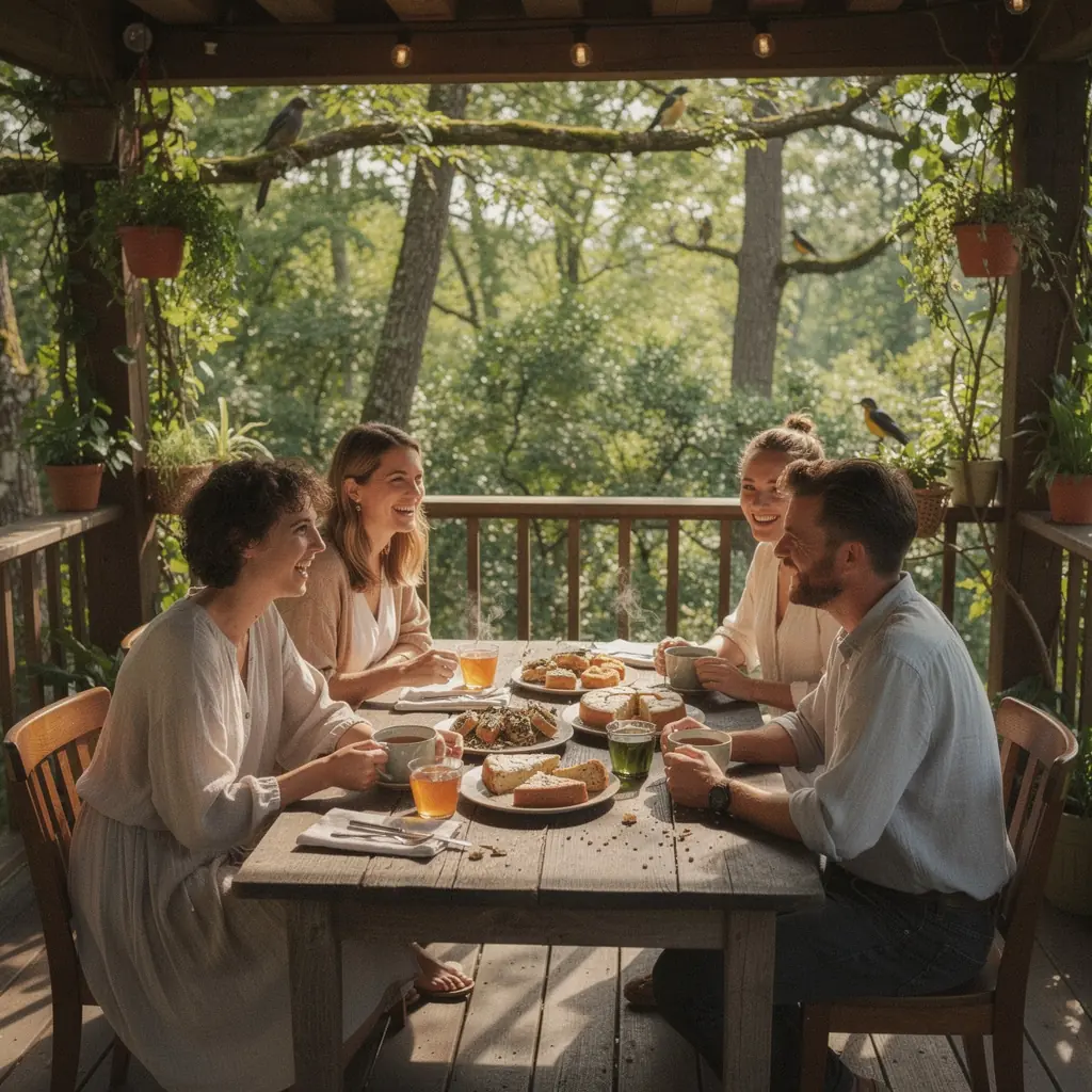 Rôzne druhy čajových lístkov a byliniek rozložené na drevenom stole