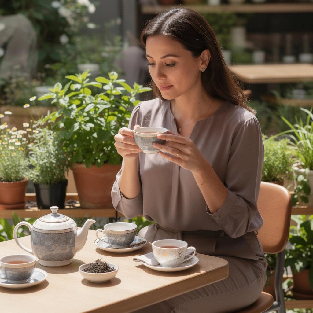 Ručne zbierané bylinky na drevenom stole, s jemným svetlom prenikajúcim cez okno.